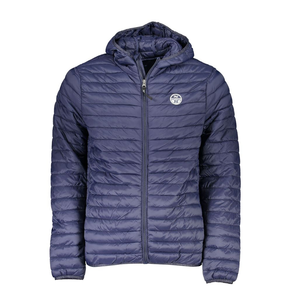 North Sails Blue Polyamide Men Jacket | Regal Royce