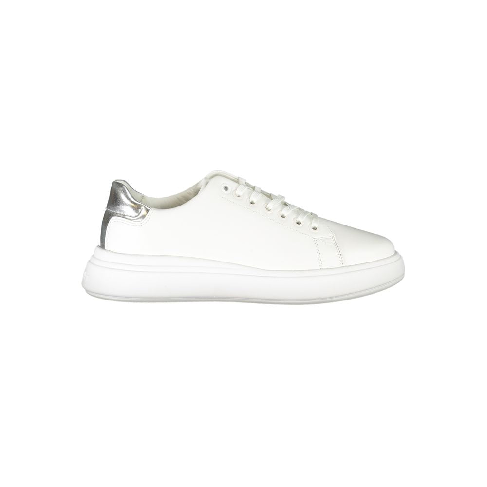 Calvin Klein Bianco Leather Women Sneaker | Regal Royce