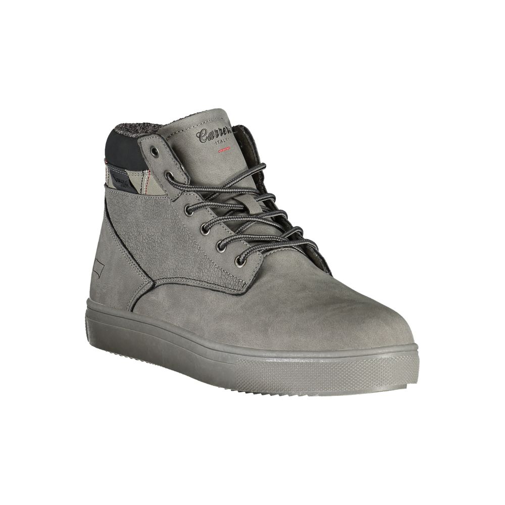 Carrera Grigio Poliuretano Men Ankle Boot | Regal Royce