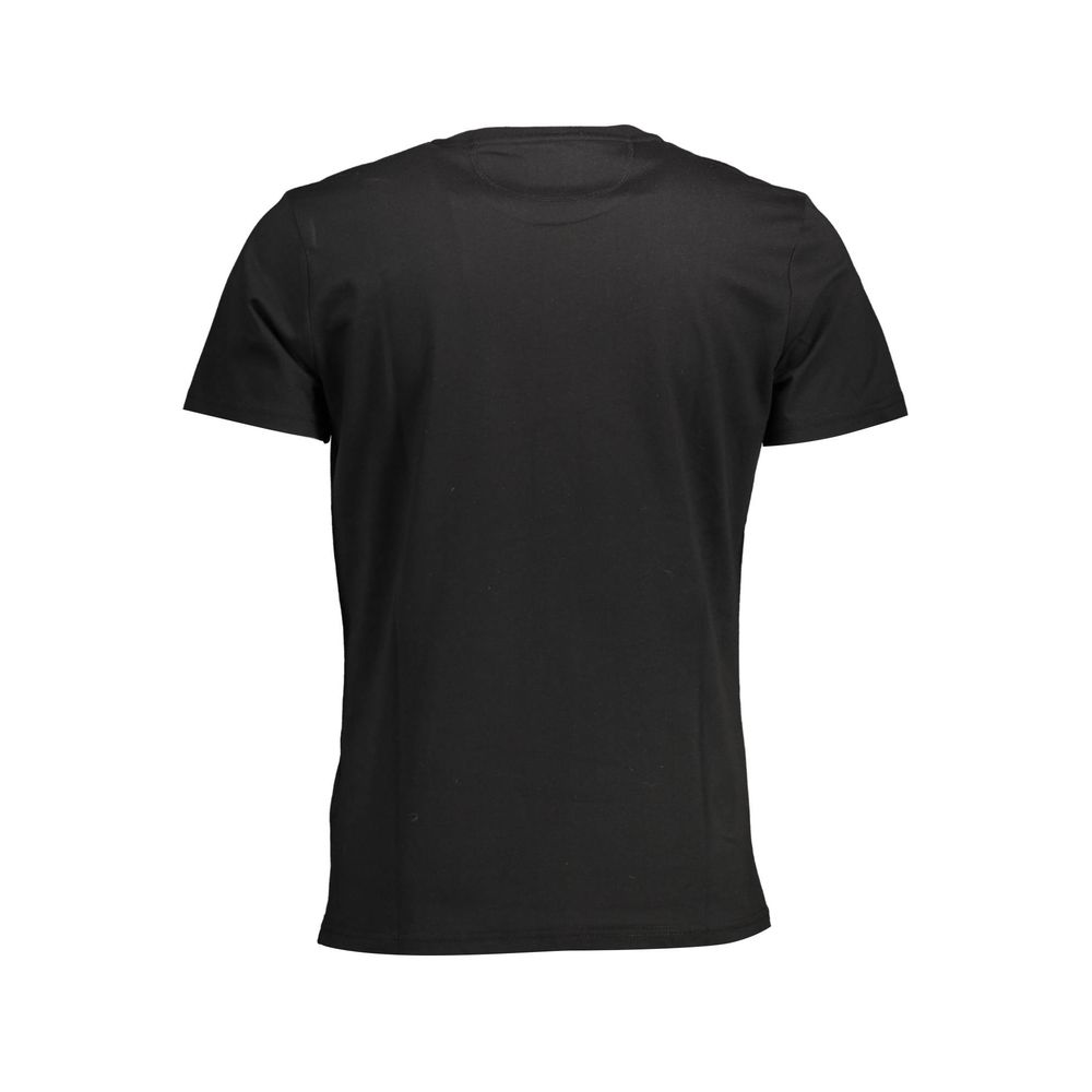 La Martina Black Cotton Men's T-Shirt | Regal Royce