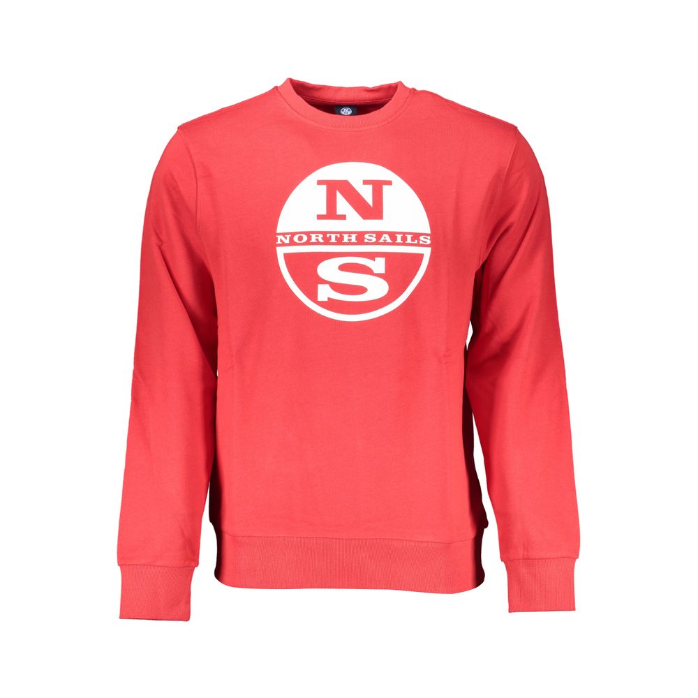 North Sails Red Cotton Men Sweatshirt | Regal Royce