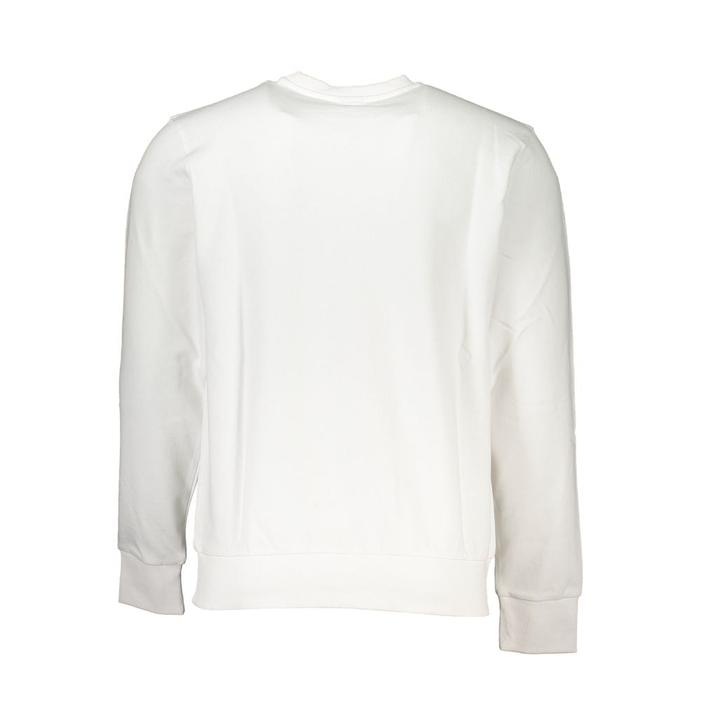 North Sails White Cotton Men Sweatshirt | Regal Royce