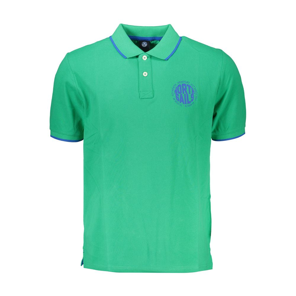 North Sails Verde Cotton Mens Polo Shirt | Regal Royce