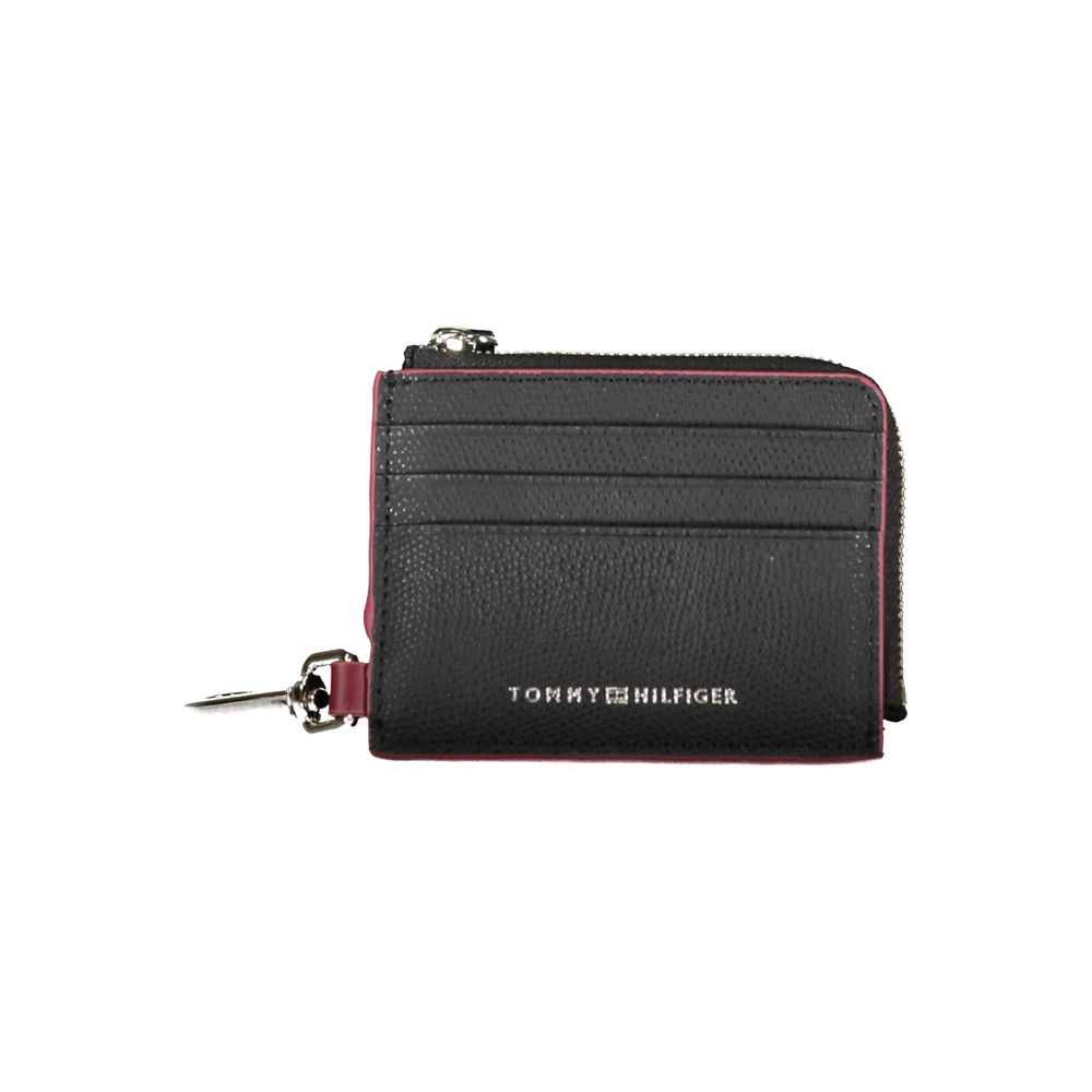 Tommy Hilfiger Black Leather Men Wallet Holder | Regal Royce