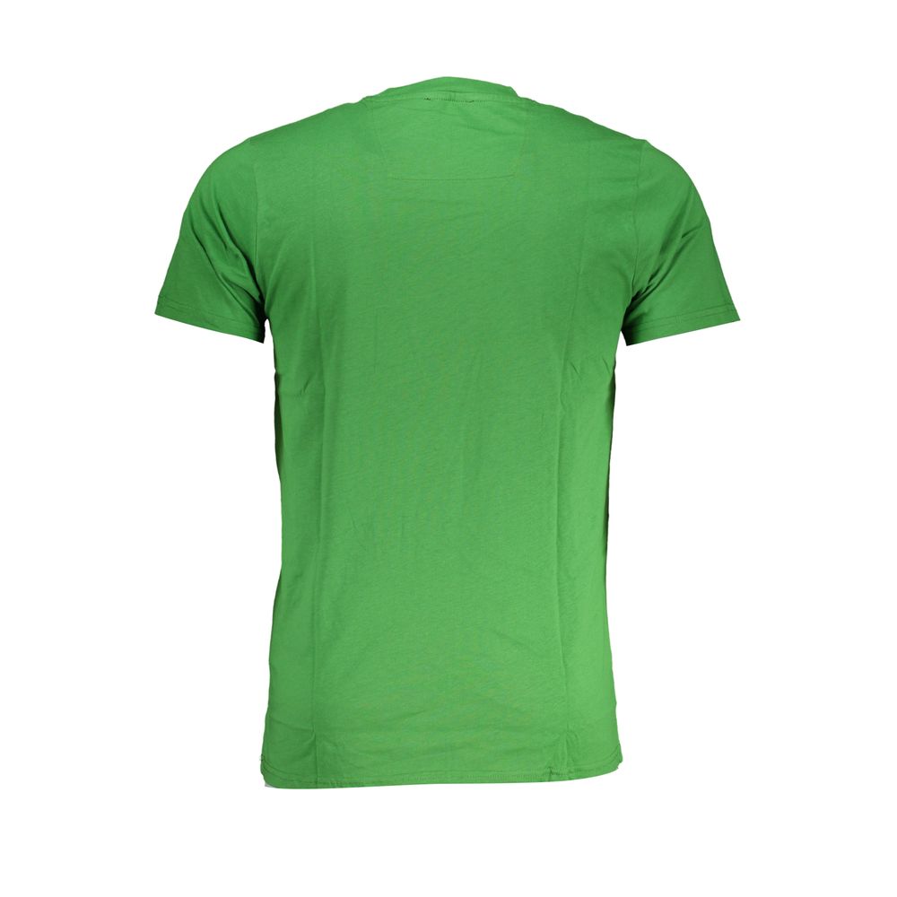 Cavalli Class Verde Cotton Men T-Shirt | Regal Royce