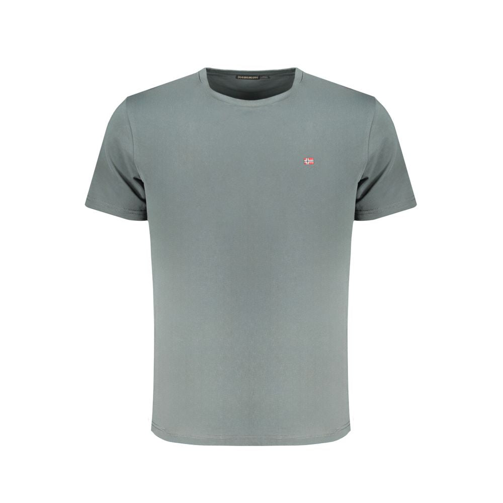 Napapijri Verde Cotton Men T-Shirt | Regal Royce