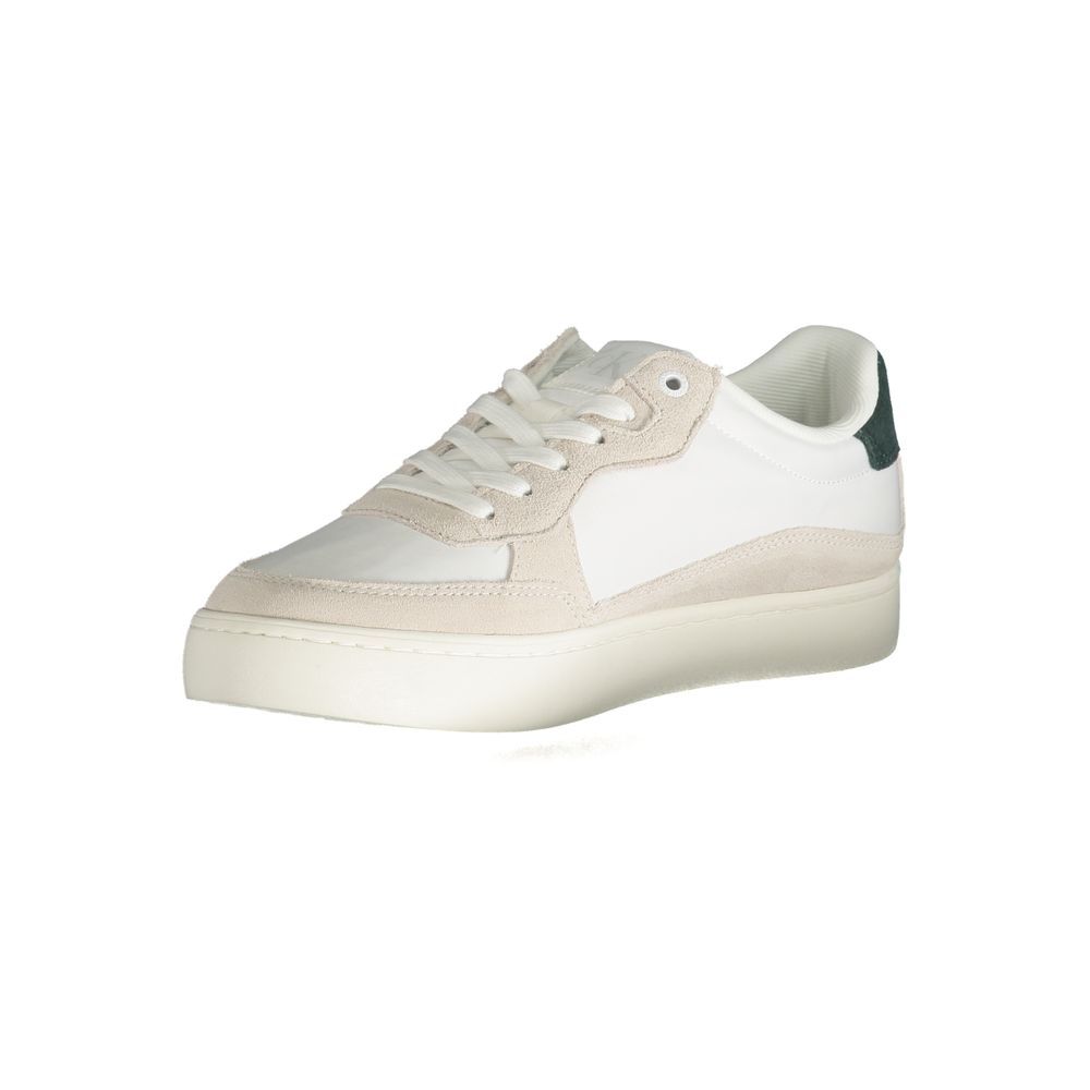 Calvin Klein White Leather Men Sneaker | Regal Royce