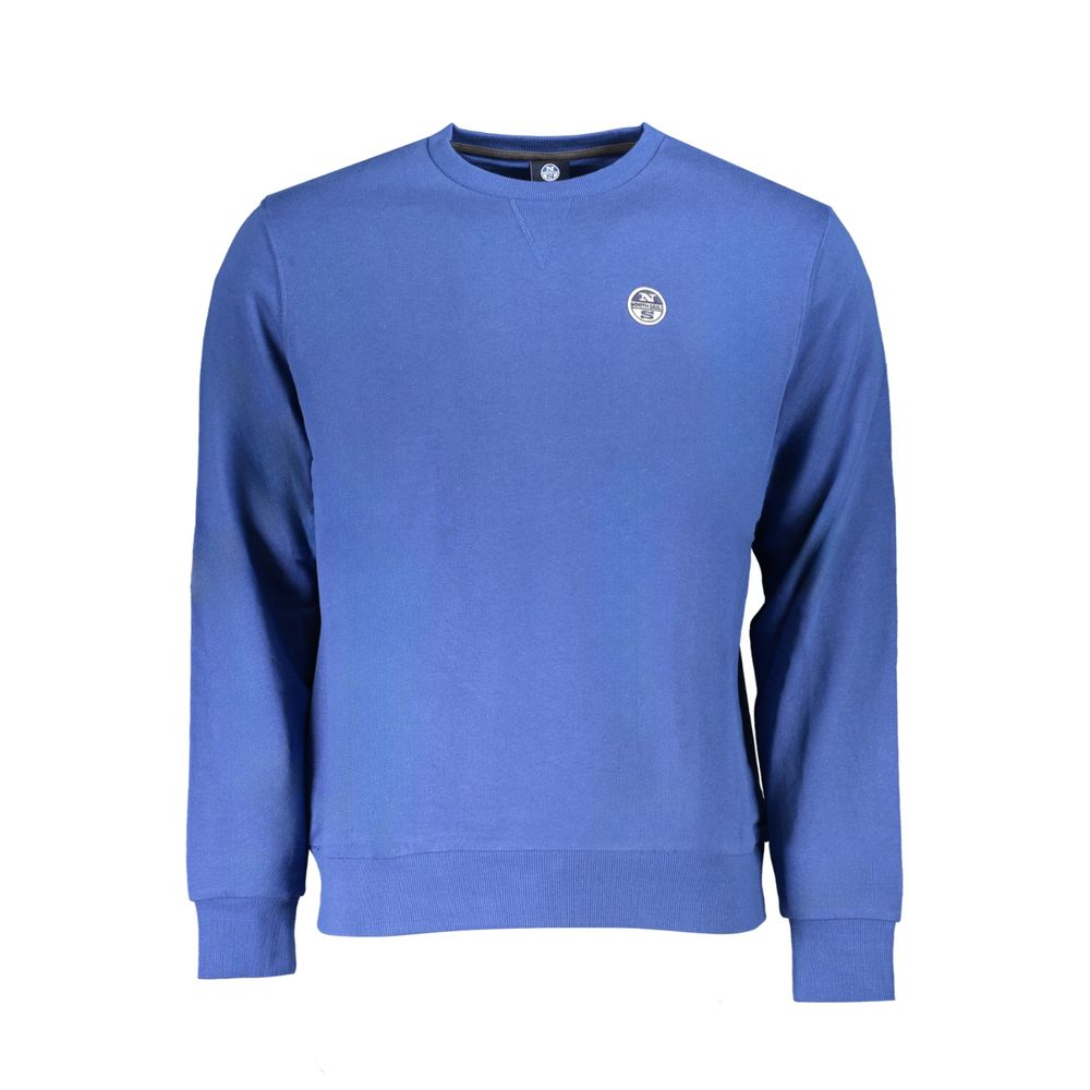 North Sails Blue Cotton Men Sweatshirt | Regal Royce