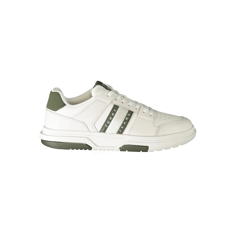 Tommy Hilfiger White Polyethylene Men Sneaker | Regal Royce