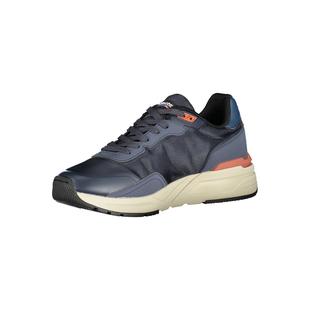Blauer Blue Polyurethane Men Sneaker | Regal Royce