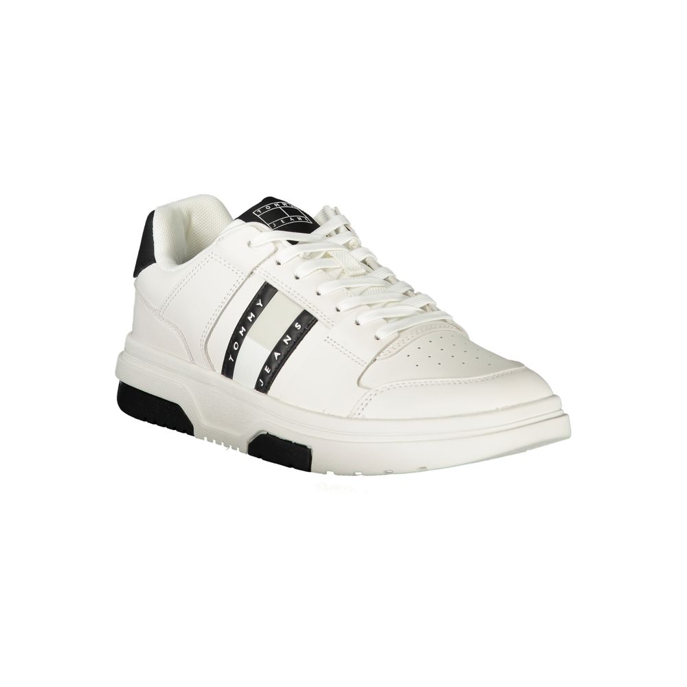 Tommy Hilfiger Bianco Polyurethane Men Sneaker | Regal Royce