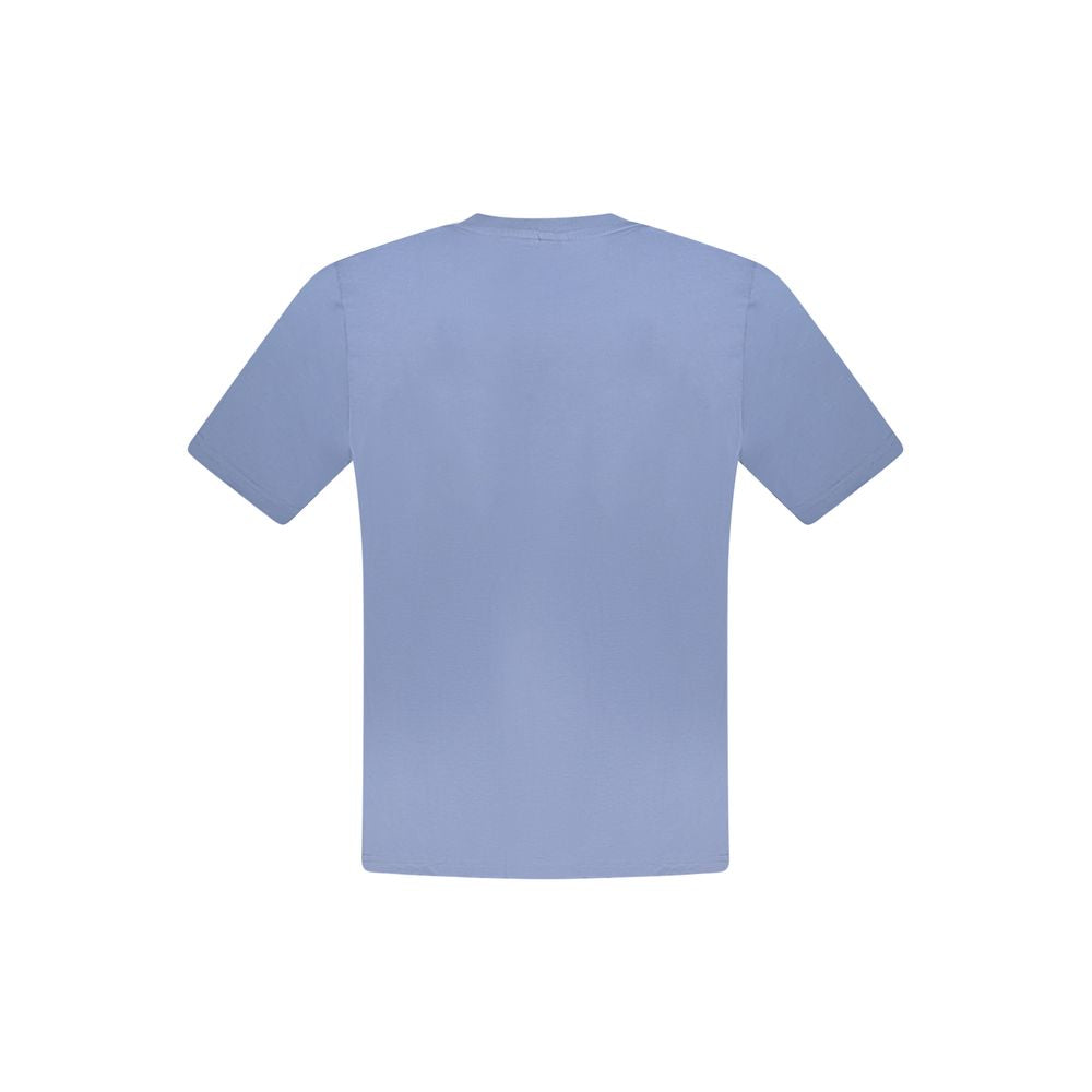 North Sails Blue Cotton Men T-Shirt | Regal Royce