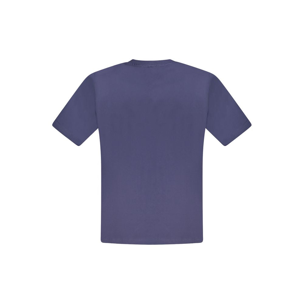 North Sails Blue Cotton Men T-Shirt | Regal Royce