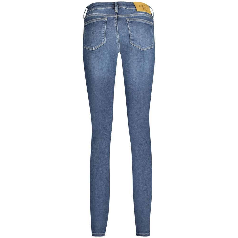 Calvin Klein Blu Cotton Women Jeans | Regal Royce