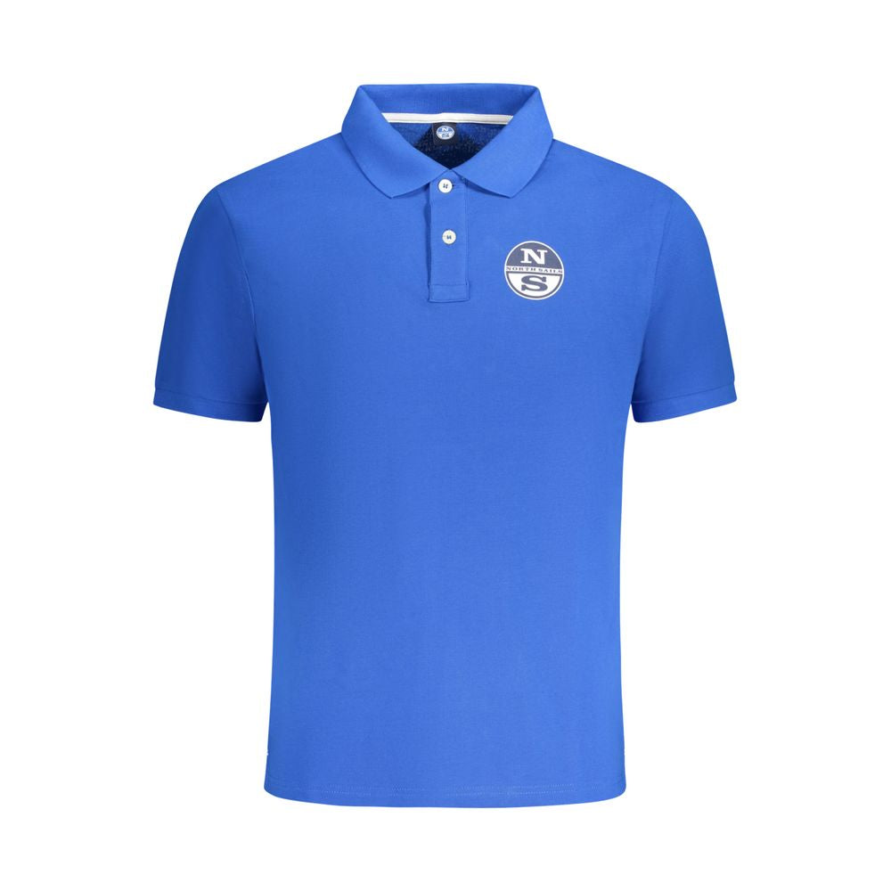 North Sails Blue Cotton Men Polo | Regal Royce
