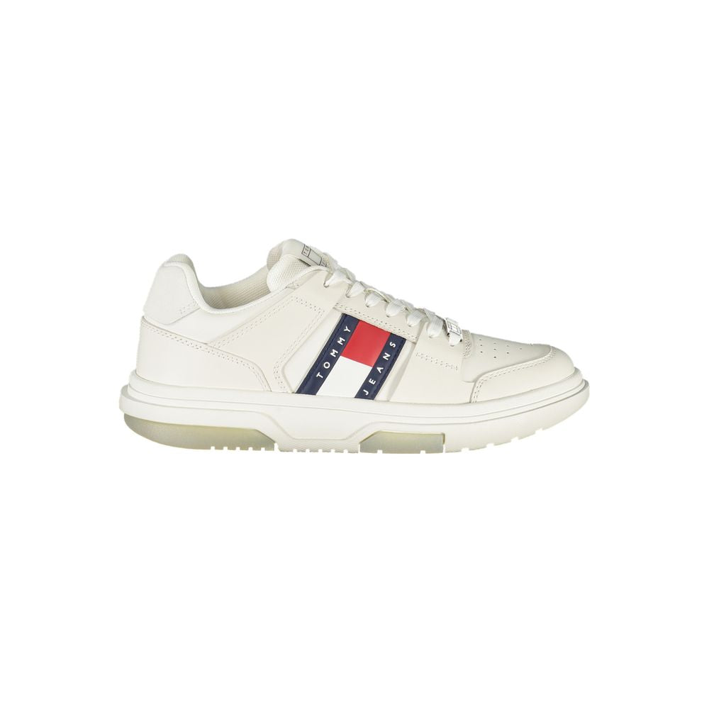 Tommy Hilfiger Bianco Polyurethane Women Sneaker | Regal Royce
