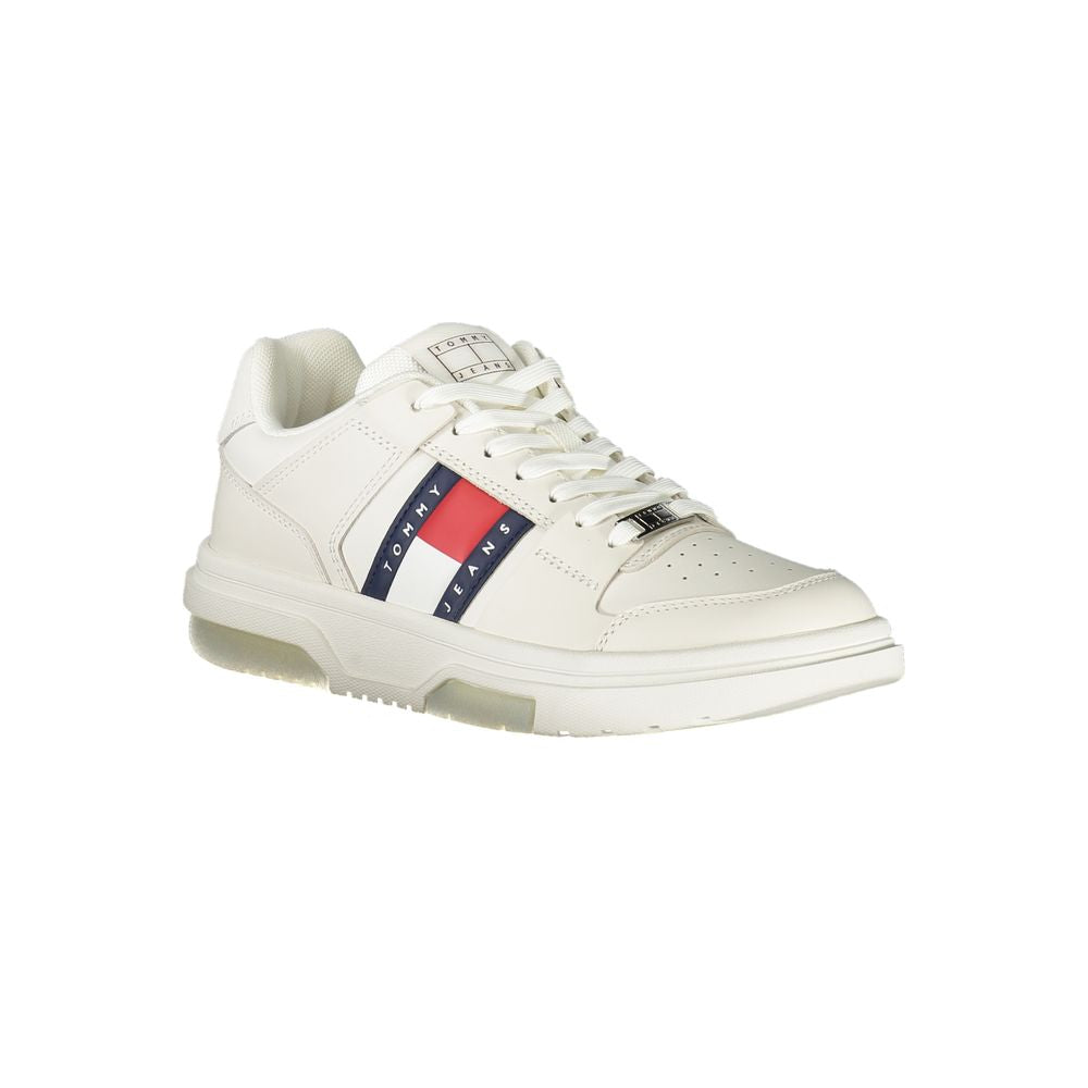 Tommy Hilfiger Bianco Polyurethane Women Sneaker | Regal Royce