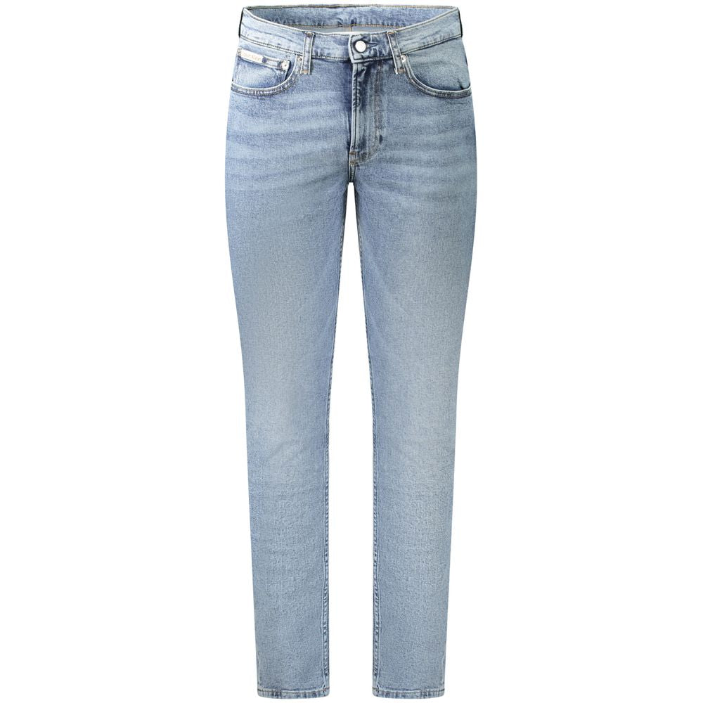 Calvin Klein Azzurro Cotton Mens Jeans | Regal Royce