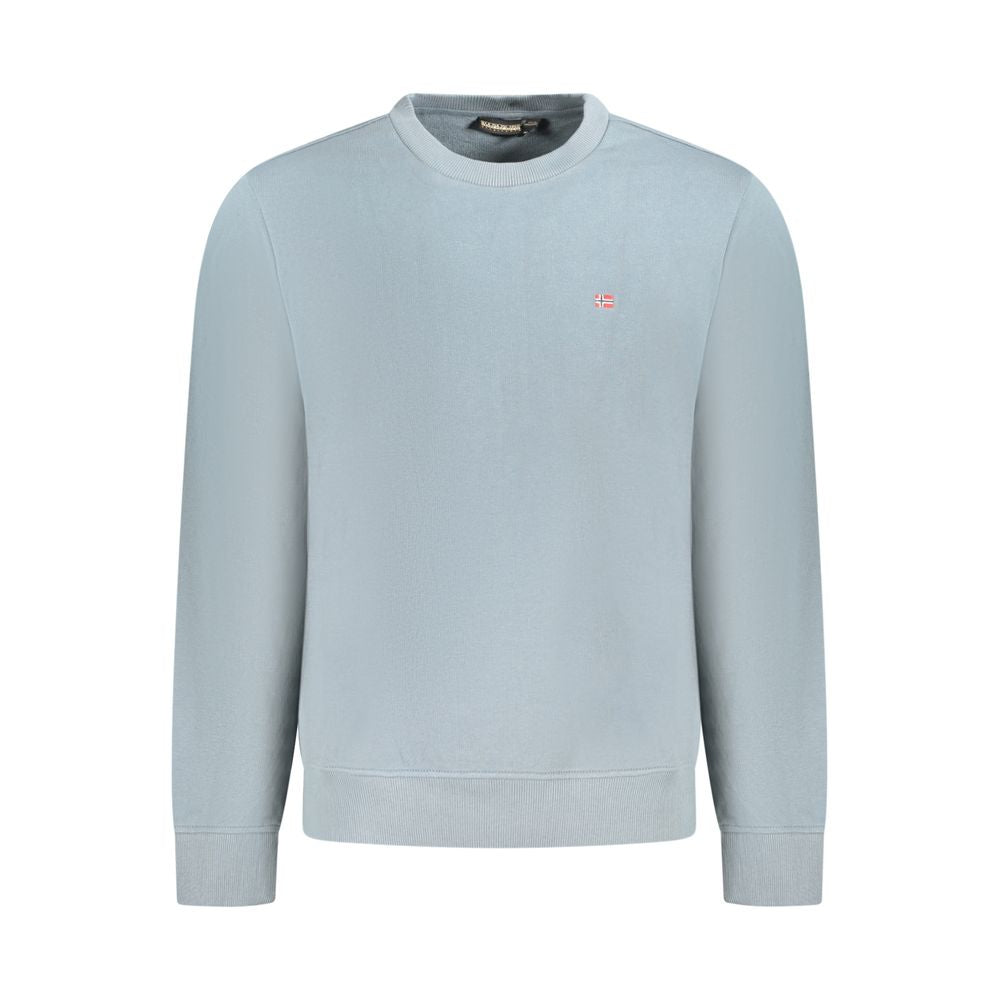 Napapijri Grigio Cotton Men Sweatshirt | Regal Royce