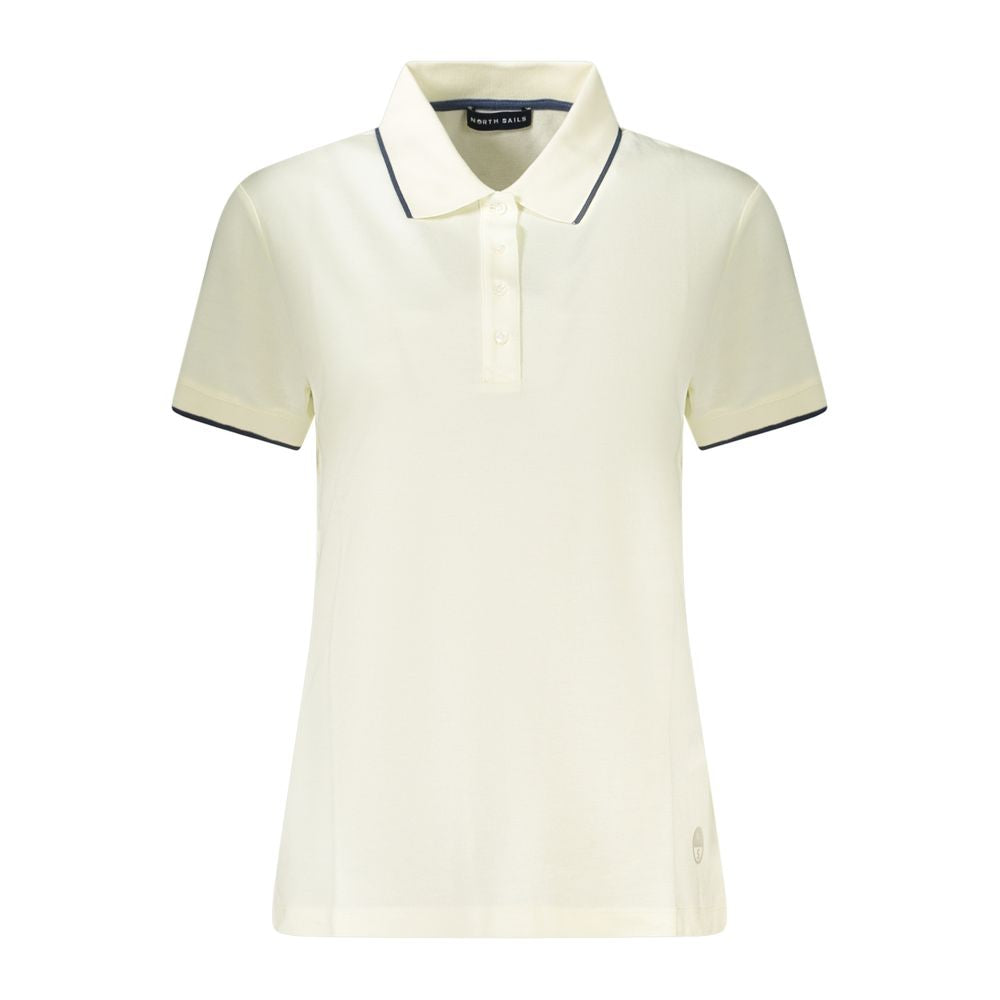 North Sails White Modal Women Polo | Regal Royce