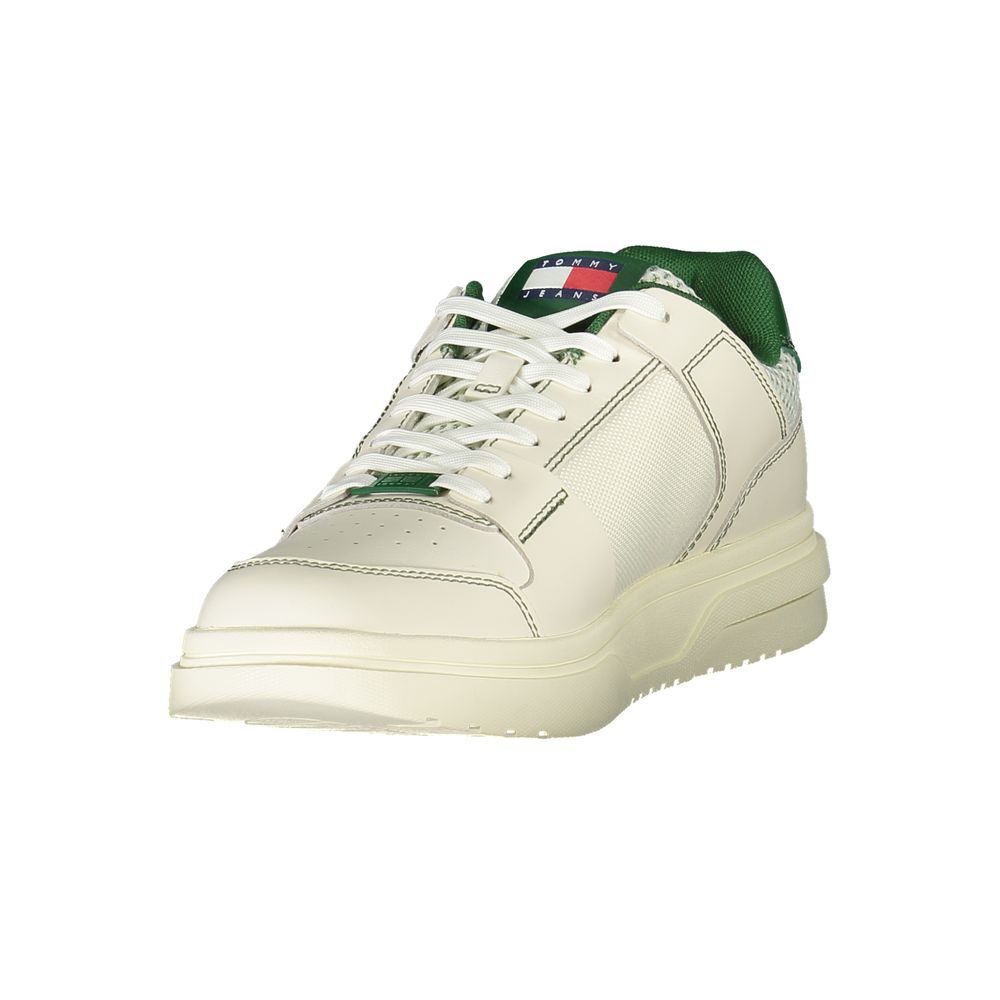 Tommy Hilfiger Green Leather Men Sneaker | Regal Royce