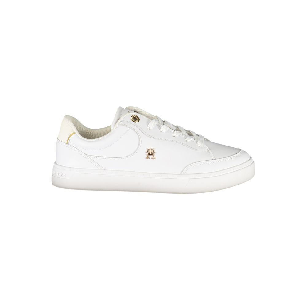 Tommy Hilfiger White Leather Women Sneaker | Regal Royce