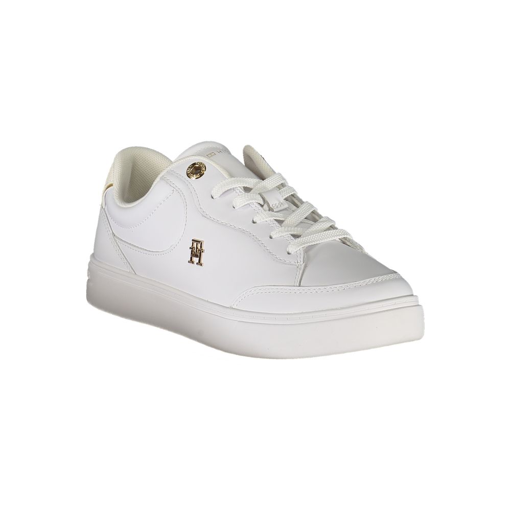 Tommy Hilfiger White Leather Women Sneaker | Regal Royce