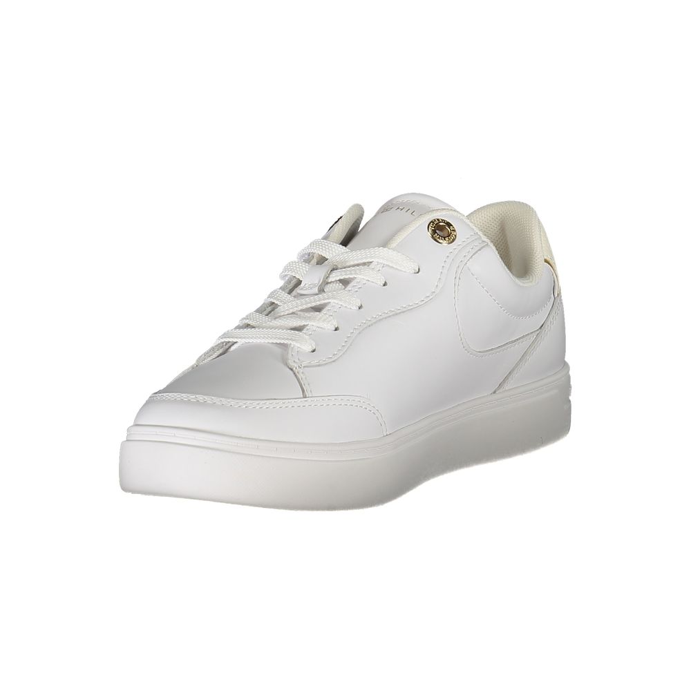 Tommy Hilfiger White Leather Women Sneaker | Regal Royce