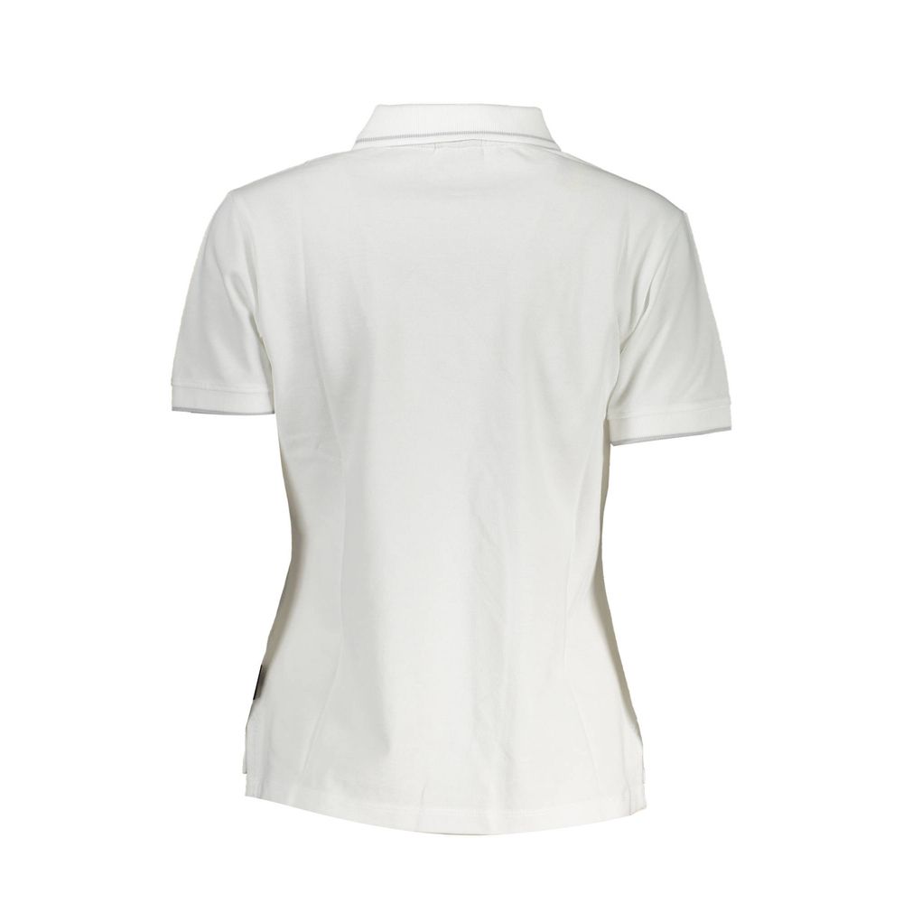 Napapijri Bianco Cotton Women Polo | Regal Royce