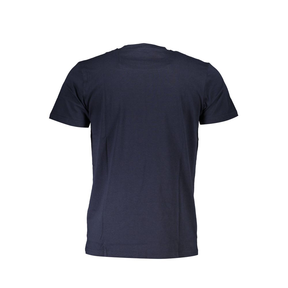 Cavalli Class Blue Cotton Men T-Shirt | Regal Royce