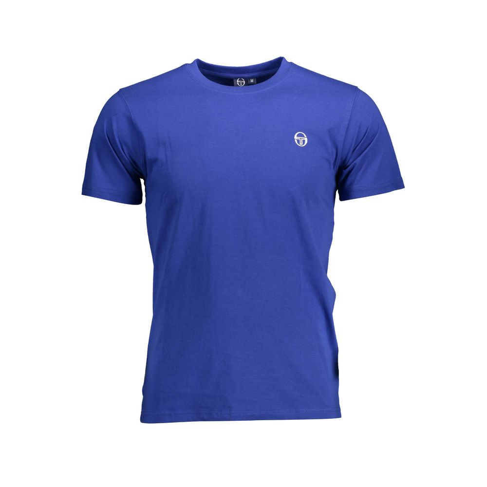 Sergio Tacchini Blu Cotton Men T-Shirt | Regal Royce