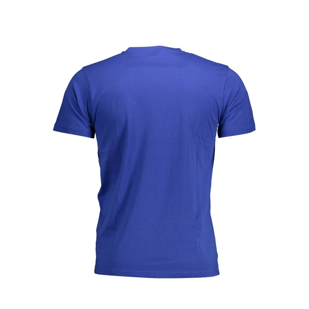 Sergio Tacchini Blu Cotton Men T-Shirt | Regal Royce