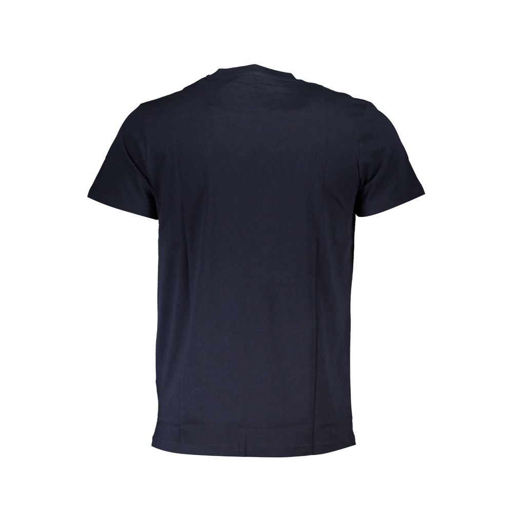 Cavalli Class Blu Cotton Men T-Shirt | Regal Royce