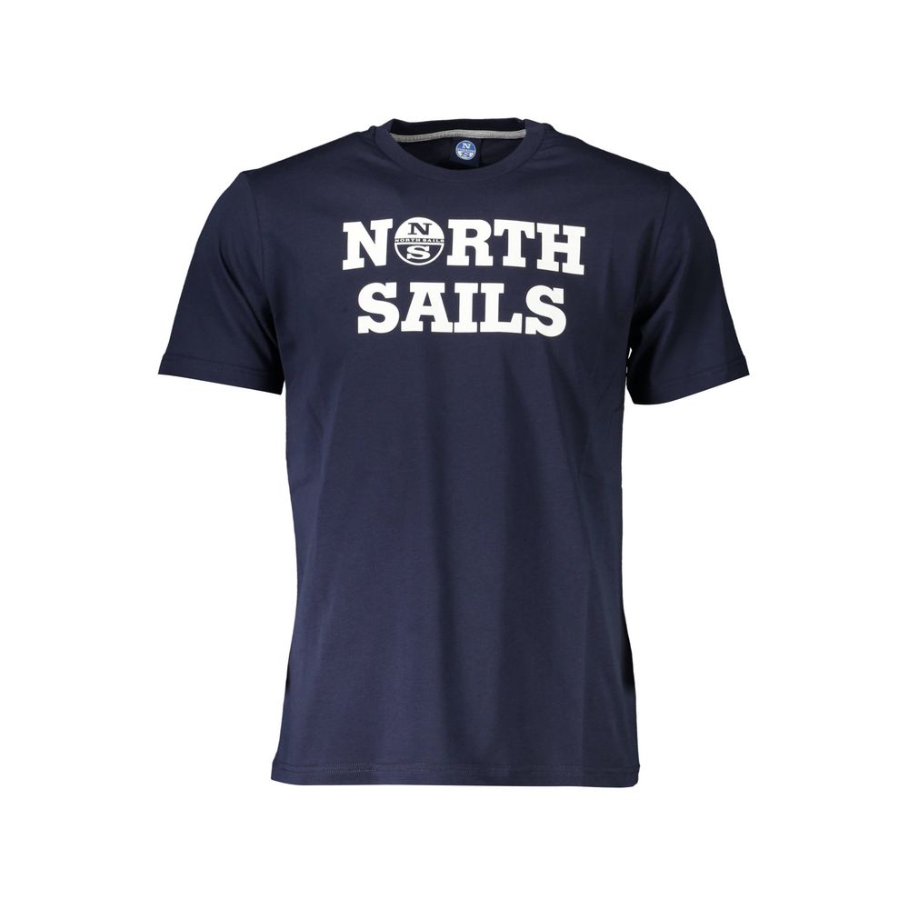 North Sails Blue Cotton Men's T-Shirt | Regal Royce