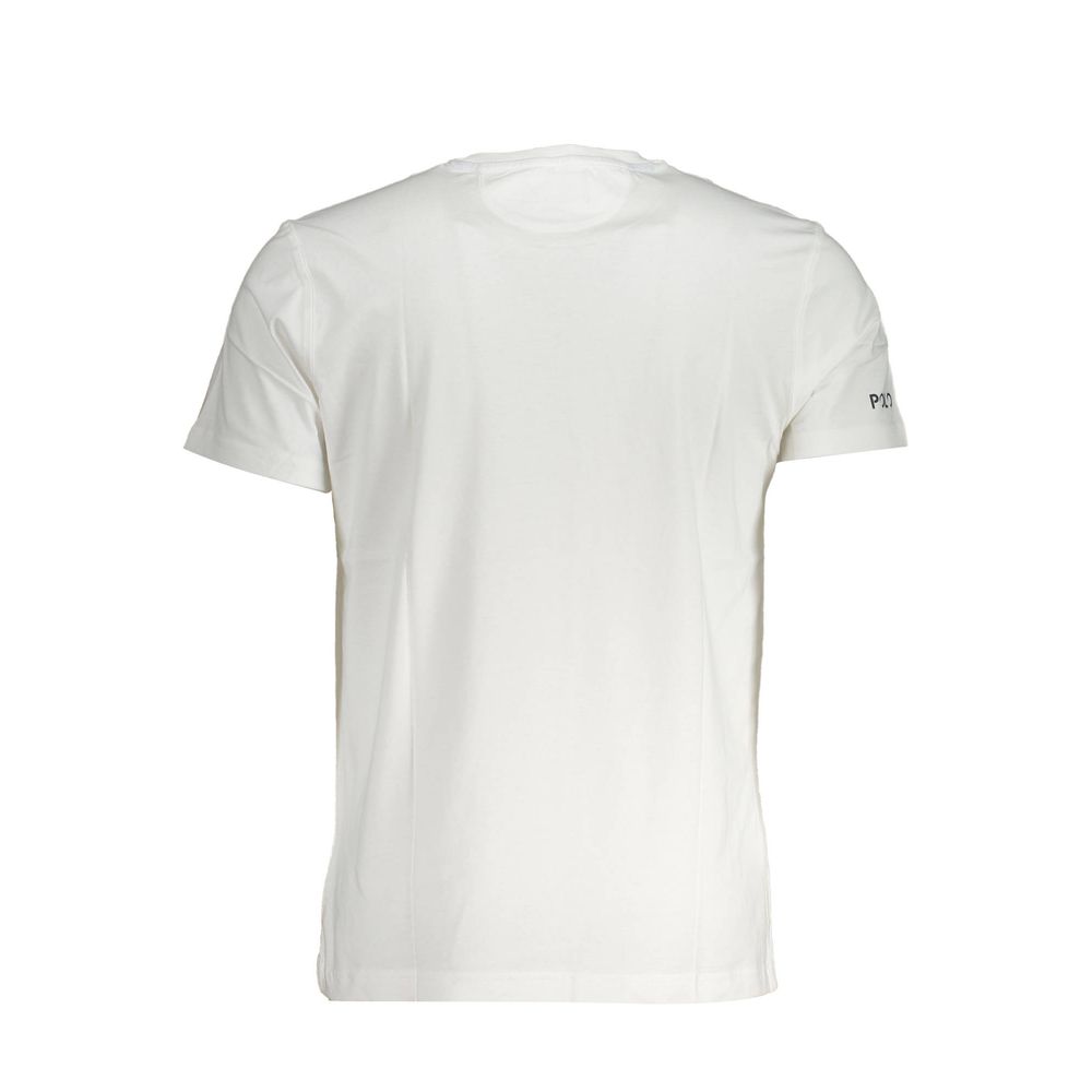 La Martina Bianco Cotton Men T-Shirt | Regal Royce