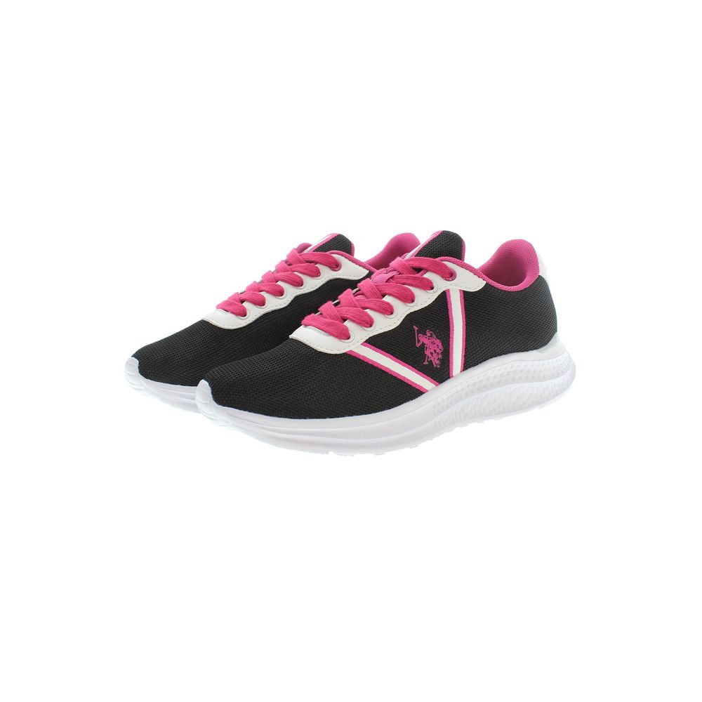 U.S. POLO ASSN. Black Polyester Women Sneaker | Regal Royce