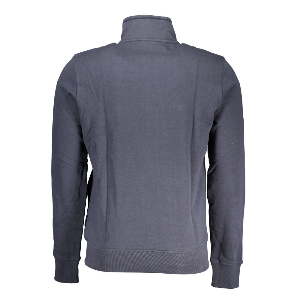 Napapijri Blue Cotton Men Sweater | Regal Royce