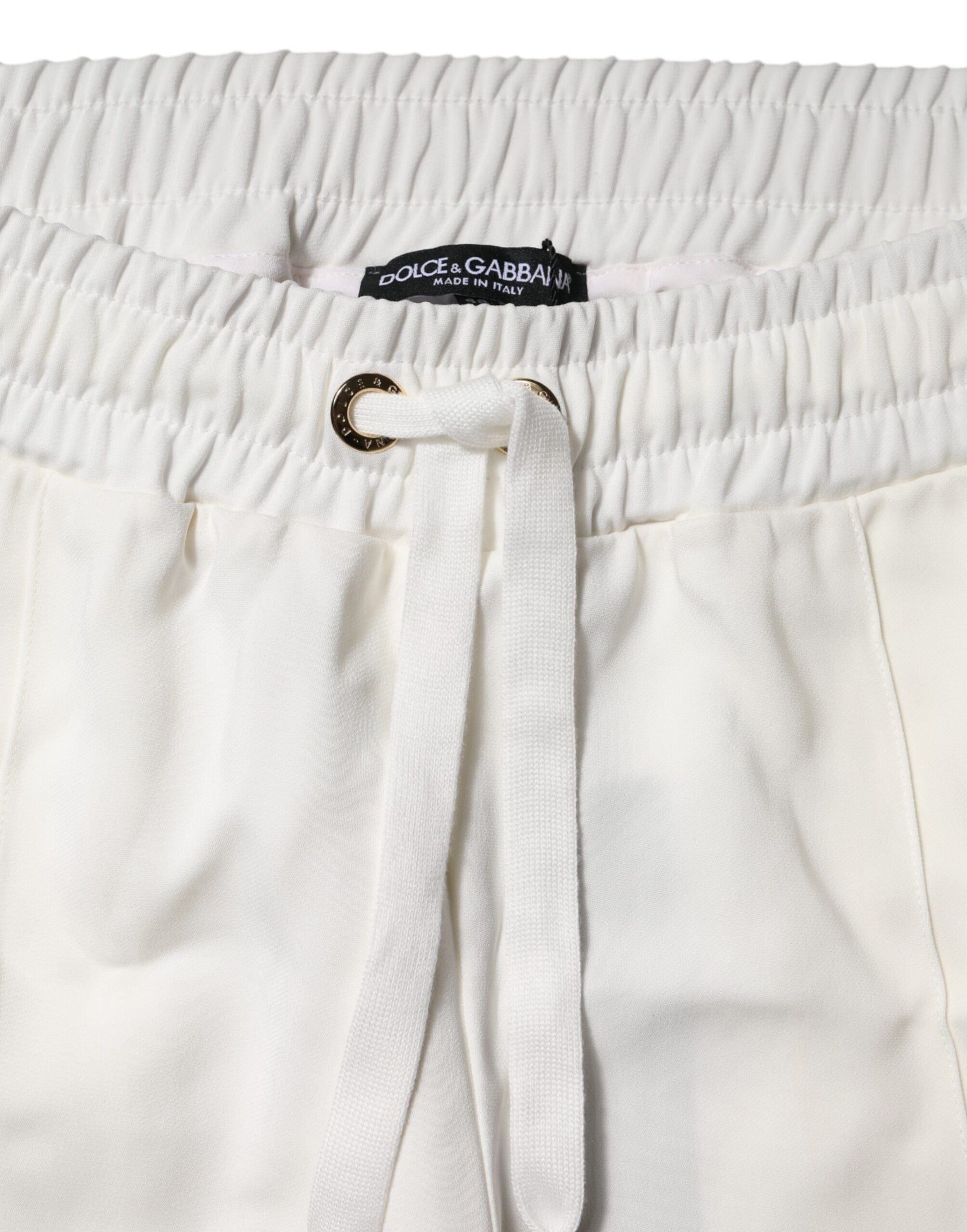 Dolce & Gabbana White Jogger Sweatpants Pants | Regal Royce