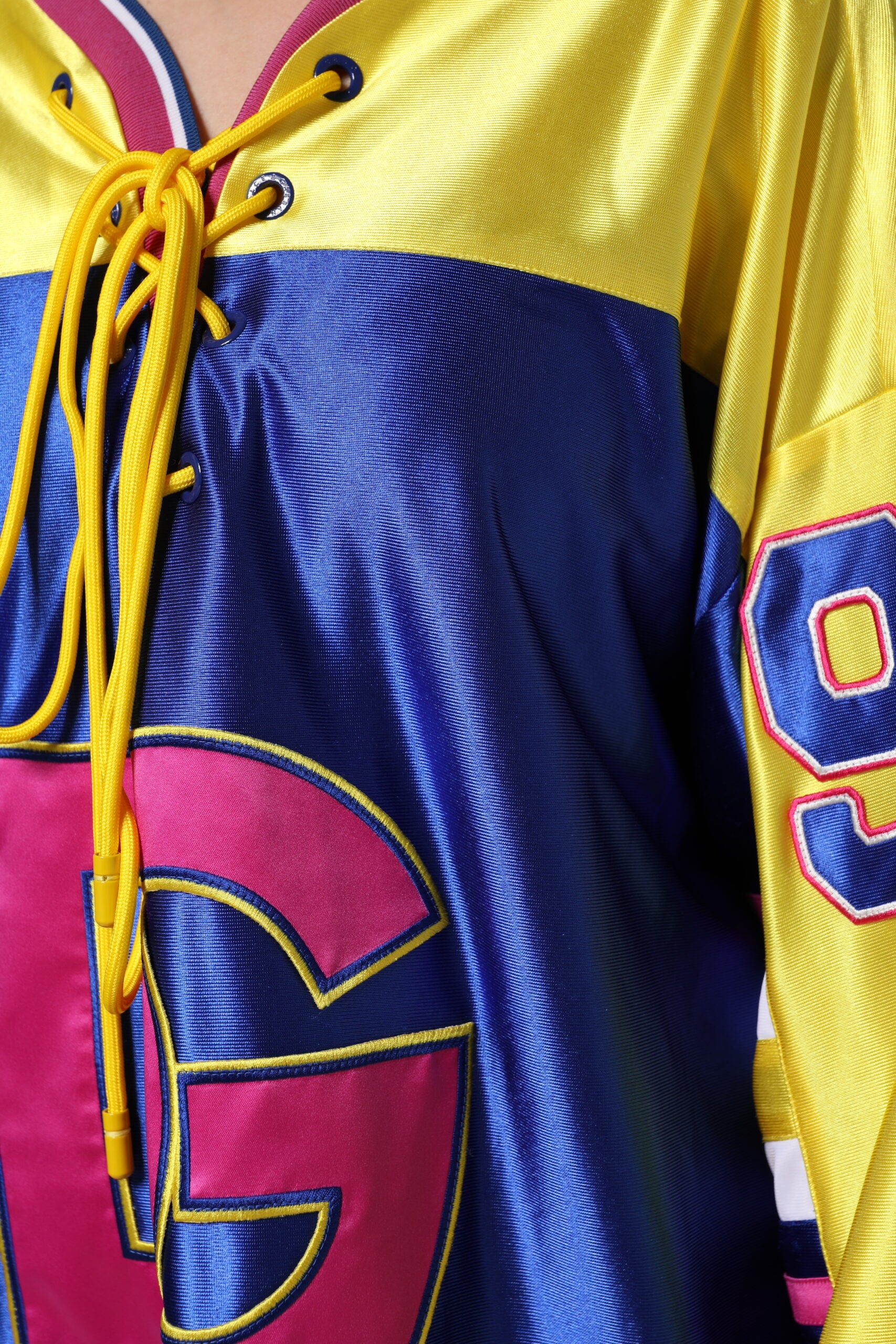 Dolce & Gabbana Multicolor Polyester Long Sleeves V-Neck Top | Regal Royce