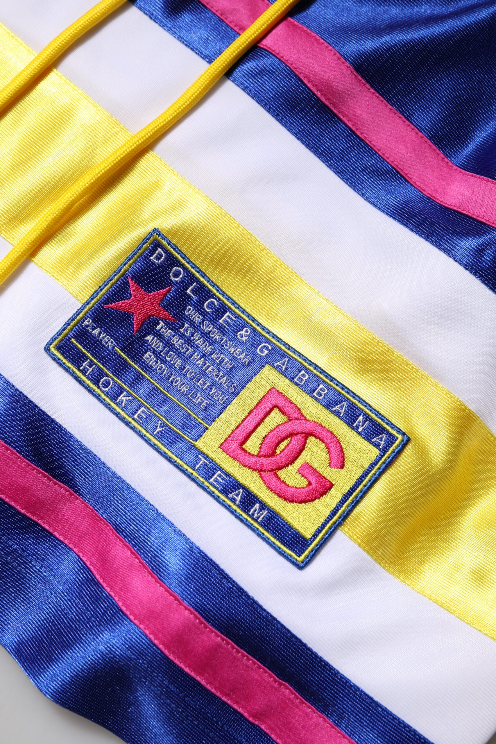 Dolce & Gabbana Multicolor Polyester Long Sleeves V-Neck Top | Regal Royce