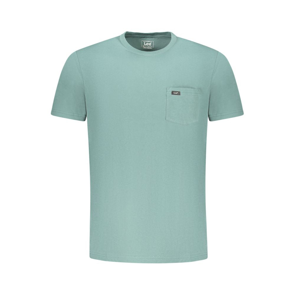 Lee Green Cotton Men T-Shirt | Regal Royce