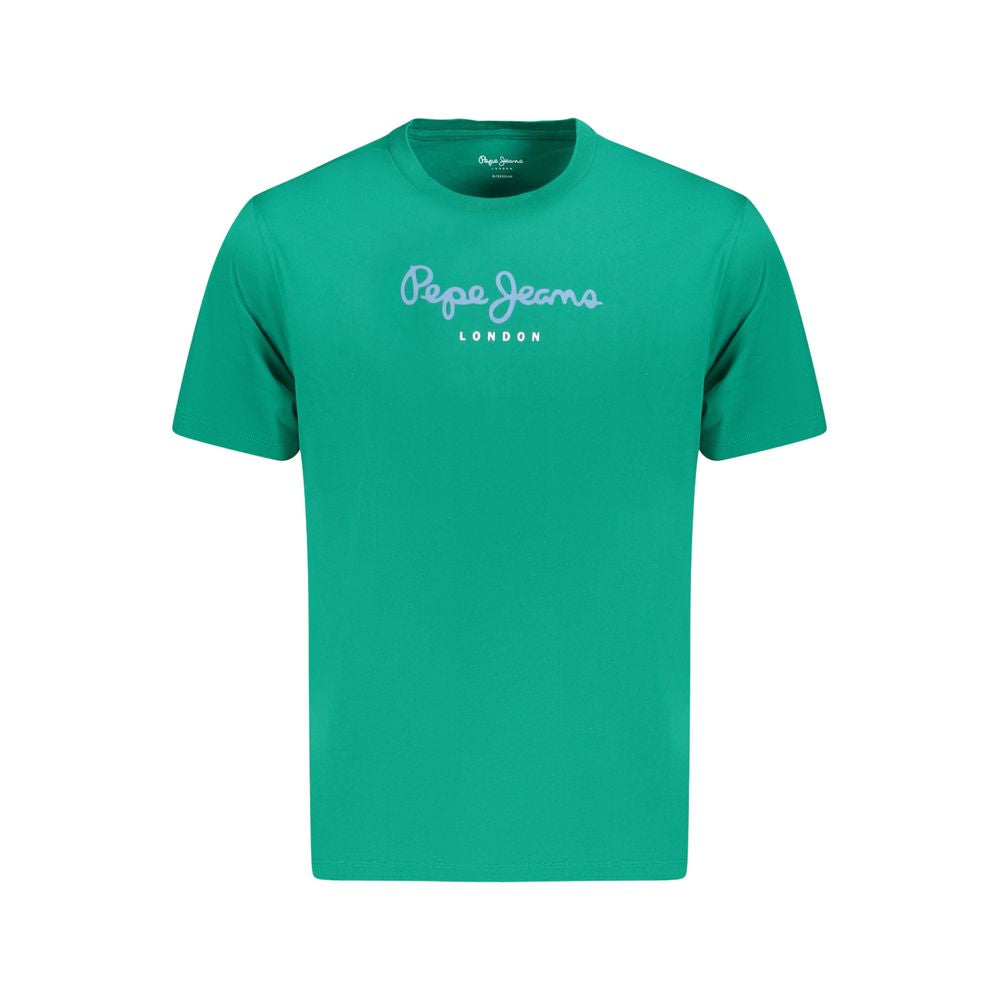 Pepe Jeans Verde Cotton Men T-Shirt | Regal Royce