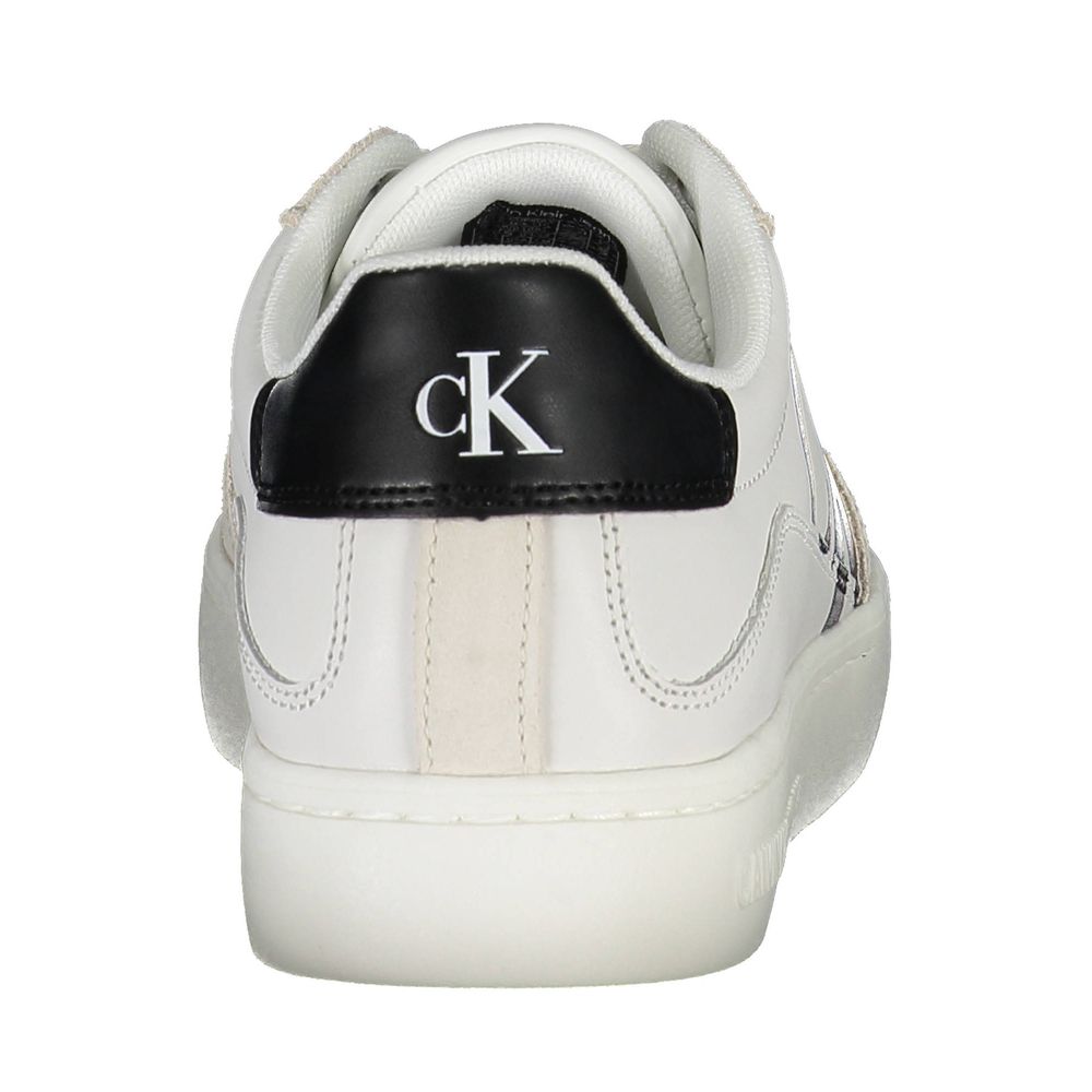 Calvin Klein White Leather Women Sneaker | Regal Royce