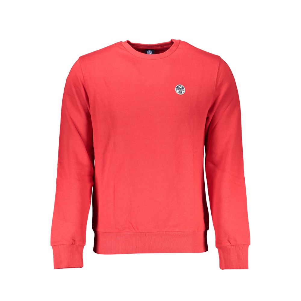 North Sails Red Cotton Men Sweater | Regal Royce