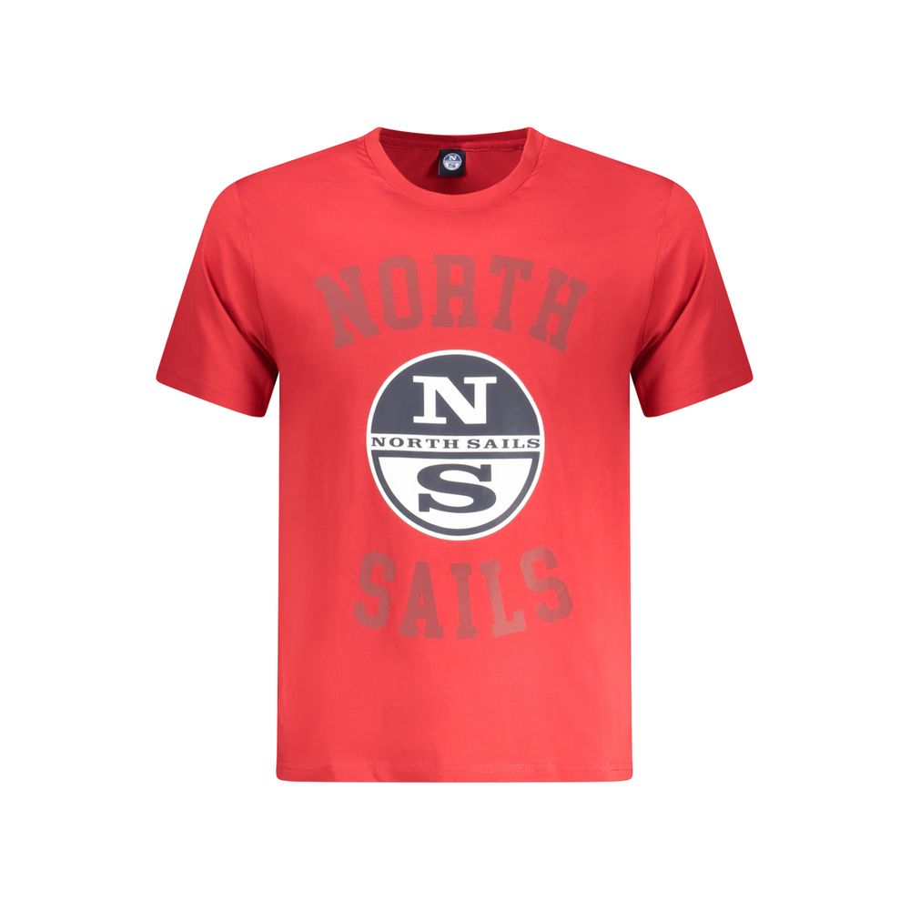 North Sails Rosso Cotton Mens T-Shirt | Regal Royce