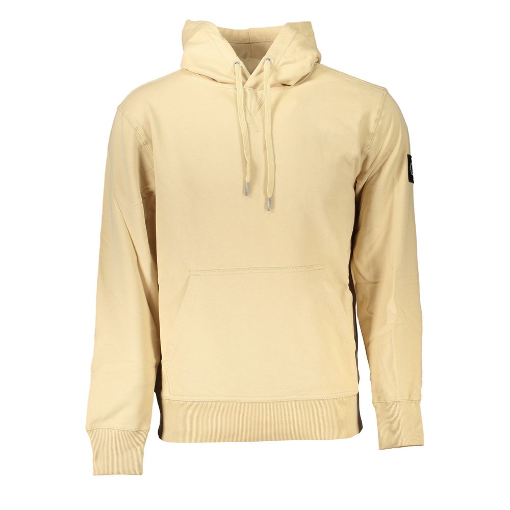 Calvin Klein Beige Cotton Men's Sweatshirt | Regal Royce