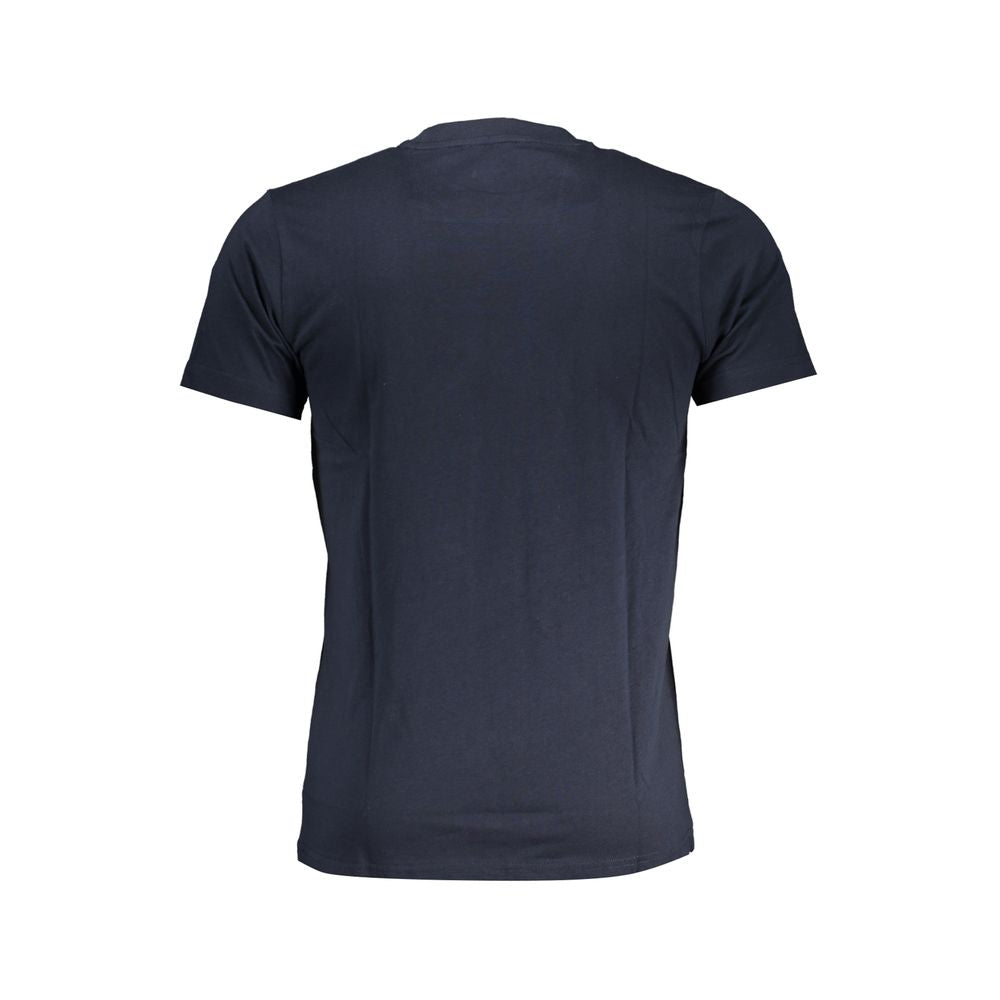 Cavalli Class Blu Cotton Men T-Shirt | Regal Royce