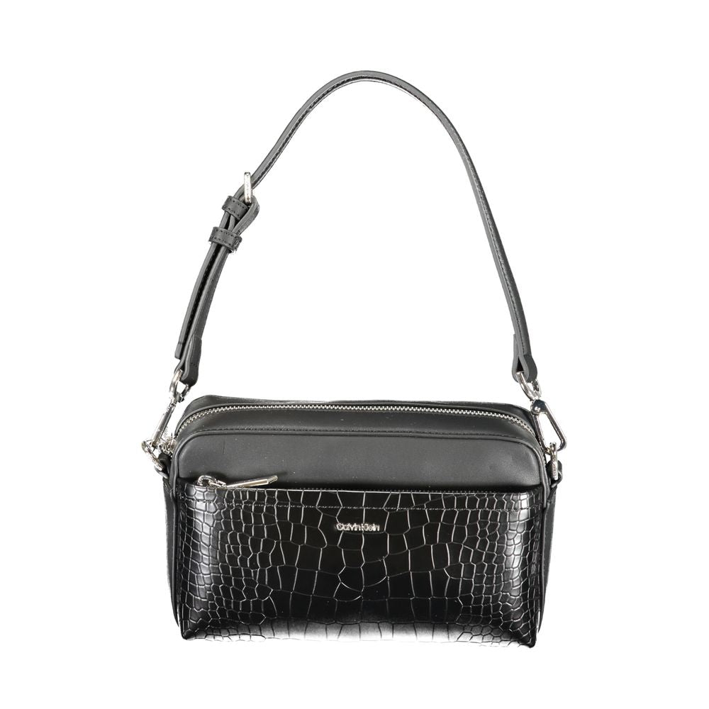 Calvin Klein Nero Poliuretano Donna Borsa | Regal Royce