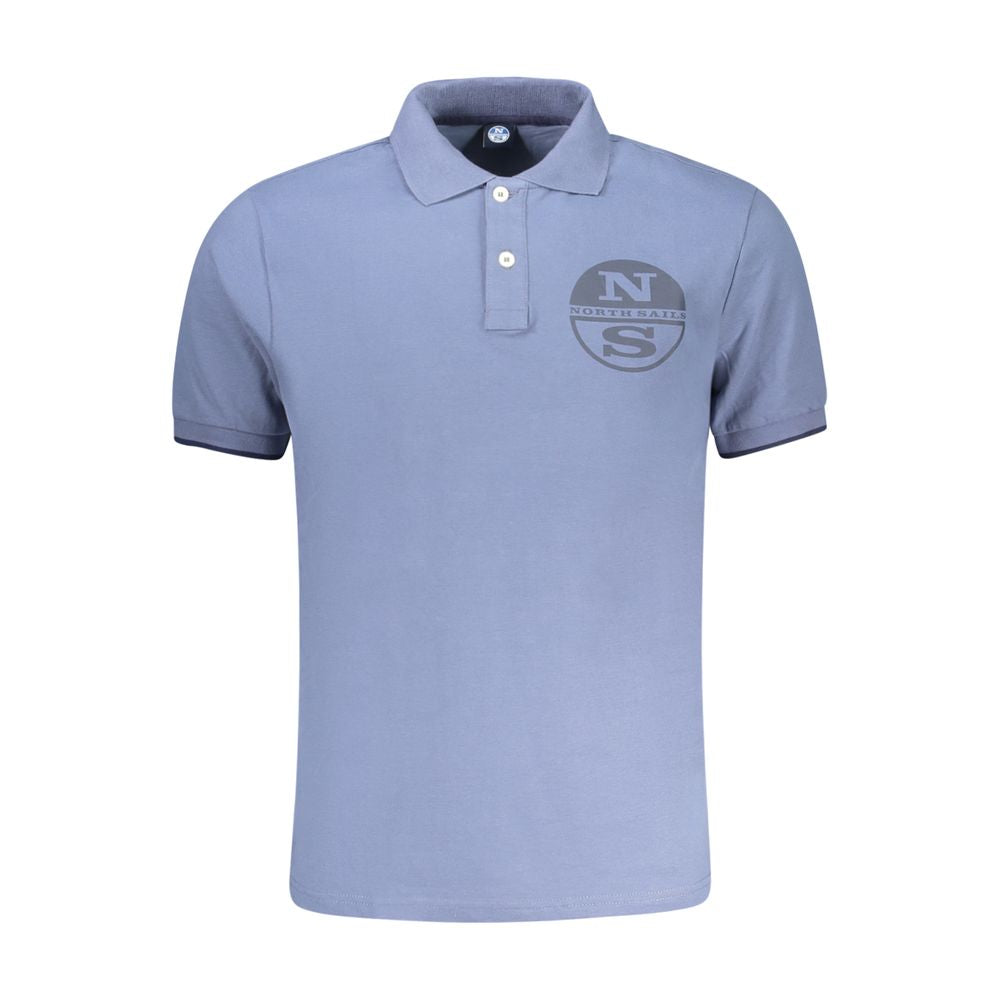 North Sails Blu Cotton Mens Polo | Regal Royce