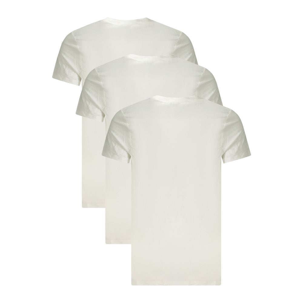 Calvin Klein White Cotton Men T-Shirt | Regal Royce